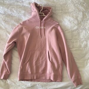 Pink glossier hoodie